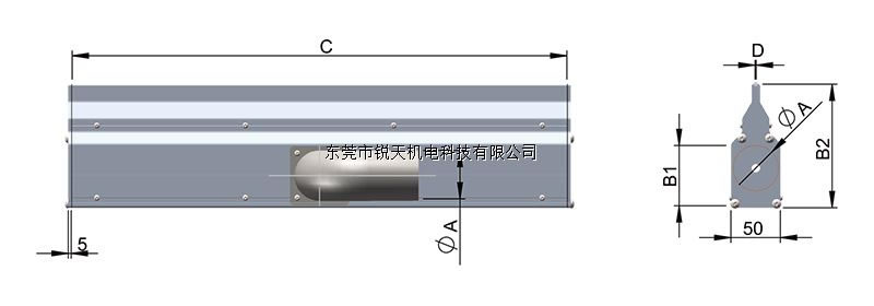 雷茨铝合金风刀RTAL-45安装尺寸图.jpg